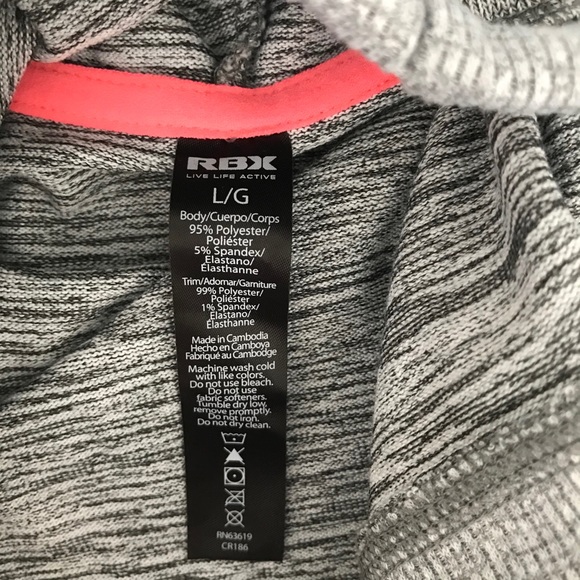 ‼️SOLD‼️RBX Women's Gray Sweatshirt Cowl-Neck - Picture 4 of 5